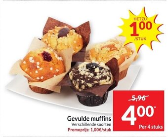 Intermarché Gevulde muffins aanbieding
