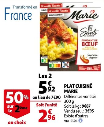 Auchan Plat Cuisine Marie aanbieding