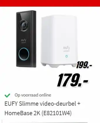 Eufy slimme video-deurbel+homebase 2k