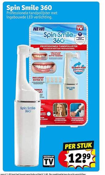 Kruidvat Spin smile 360 aanbieding