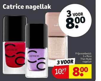 Kruidvat Catrice nagellak aanbieding