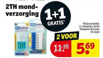 Kruidvat 2th mondverzorging 1+1 gratis aanbieding