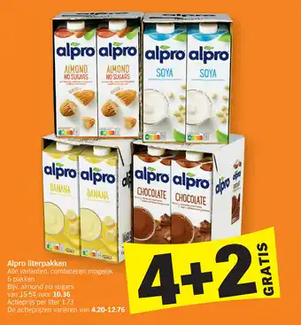 Albert Heijn Alpro literpakken aanbieding