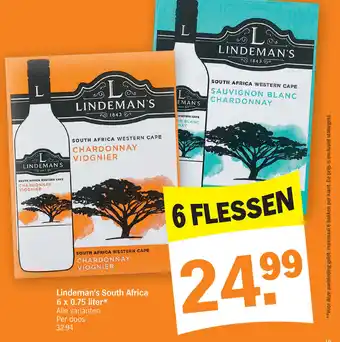 Albert Heijn Linderman's south africa 6 flessen aanbieding