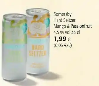 Colruyt Somersby hard seltzer mango + passionfruit aanbieding