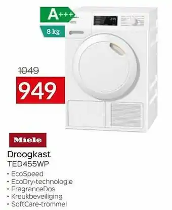 Miele droogkast ted455wp