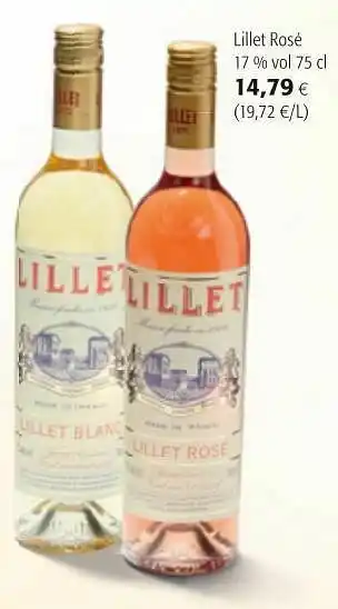 Colruyt Lillet rosé aanbieding