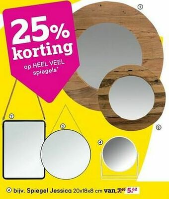 Leen Bakker Spiegel jessica aanbieding