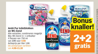 Albert Heijn Ambi pur toiletblokken en wc-eend aanbieding
