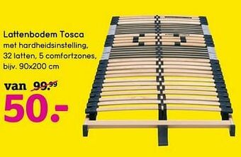 Leen Bakker Lattenbodem tosca aanbieding