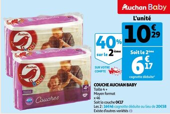 Auchan Couche Auchan Baby aanbieding