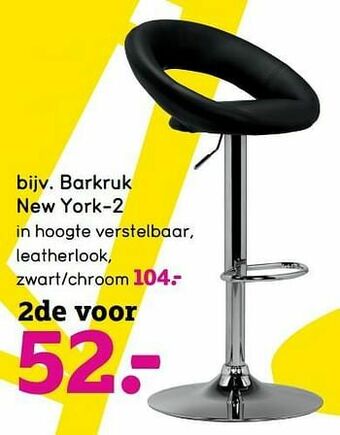 Leen Bakker Barkruk new york-2 aanbieding