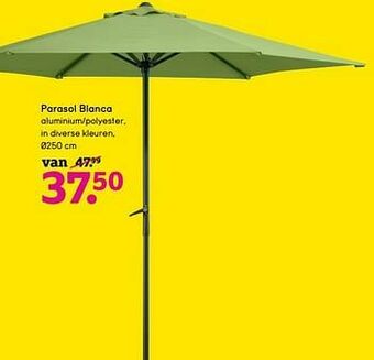 Leen Bakker Parasol blanca aanbieding