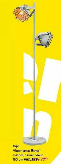 Leen Bakker Vloerlamp boyd aanbieding