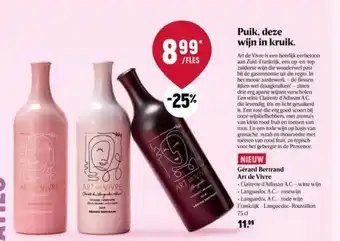 Delhaize Gerard bertrand art de vivre aanbieding