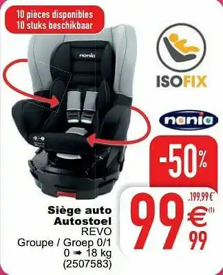 Cora Siège auto autostoel revo aanbieding
