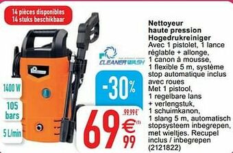 Cora Nettoyeur haute pression hogedrukreiniger aanbieding
