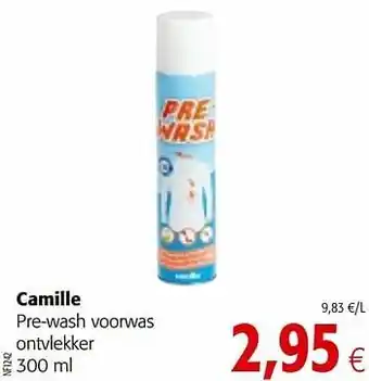 Colruyt Camille pre-wash voorwas ontvlekker aanbieding
