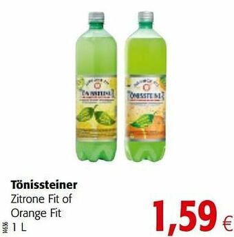 Colruyt Tönissteiner zitrone fit of orange fit aanbieding
