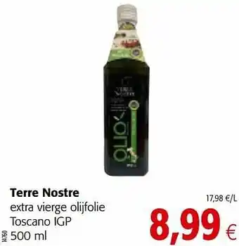 Colruyt Terre nostre extra vierge olijfolie toscano igp aanbieding