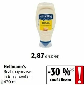 Colruyt Hellmann`s real mayonaise aanbieding