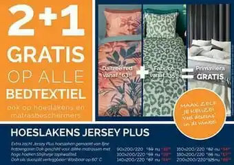 Hoeslakens jersey plus