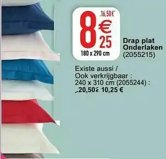 Cora Drap plat onderlaken aanbieding