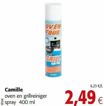 Colruyt Camille oven en grillreiniger aanbieding