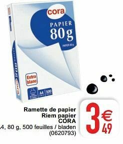 Cora Ramette de papier riem papier cora aanbieding