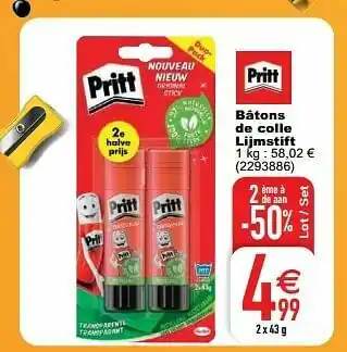 Cora Bâtons de colle lijmstift aanbieding