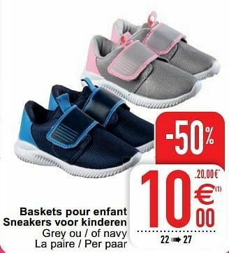 Cora Baskets pour enfant sneakers voor kinderen aanbieding