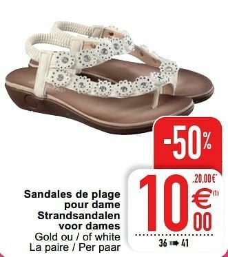 Sandales de plage pour dame strandsandalen voor dames