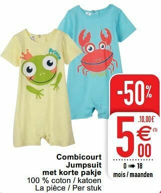 Combicourt jumpsuit met korte pakje