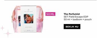 The perfumist set field escape edp + badbom + pouch