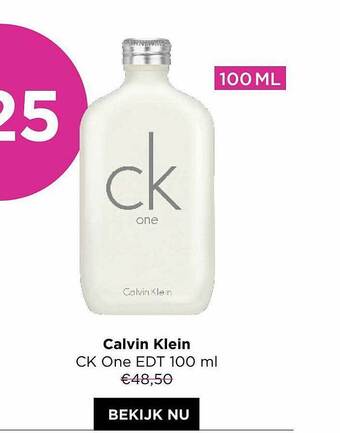 ICI PARIS XL Calvin klein ck one edt aanbieding