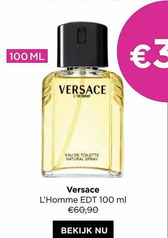 ICI PARIS XL Versace l'homme edt aanbieding