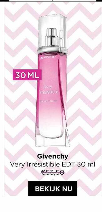 ICI PARIS XL Givenchy very irrésistible edt aanbieding