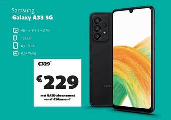 Base Samsung galaxy a33 5g aanbieding