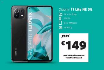Base Xiaomi 11 lite ne 5g aanbieding