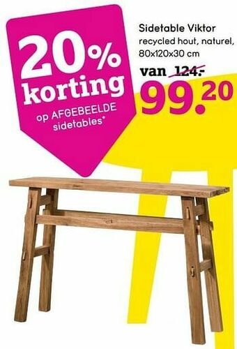 Leen Bakker Sidetable viktor aanbieding