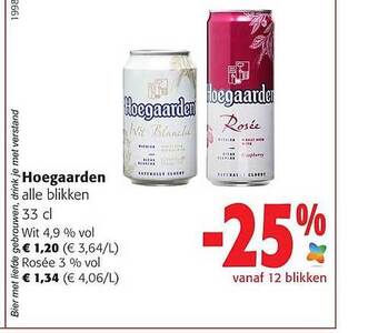 Colruyt Hoegaarden aanbieding