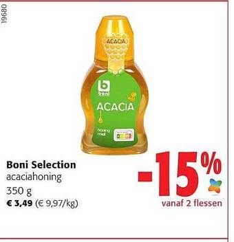 Colruyt Boni selection acaciahoning aanbieding