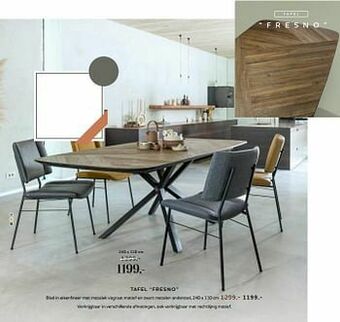 Xooon Tafel fresno aanbieding
