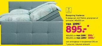 Leen Bakker Boxspring vasteras aanbieding