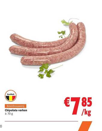 Colruyt Chipolata varken aanbieding