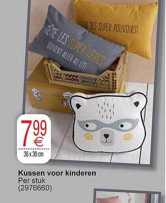 Cora Kussen voor kinderen aanbieding