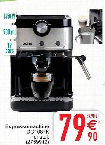 Cora Espressomachine aanbieding