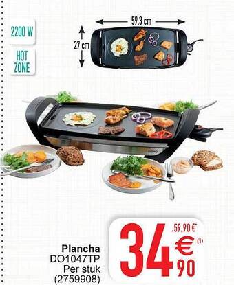 Cora Plancha aanbieding