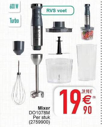 Cora Mixer aanbieding