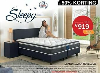 Sleepworld Scandinavian hotelbox aanbieding